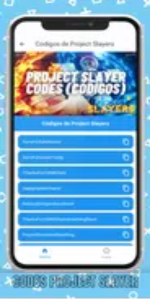 Project Slayers Codes Privados Zrzut ekranu 0