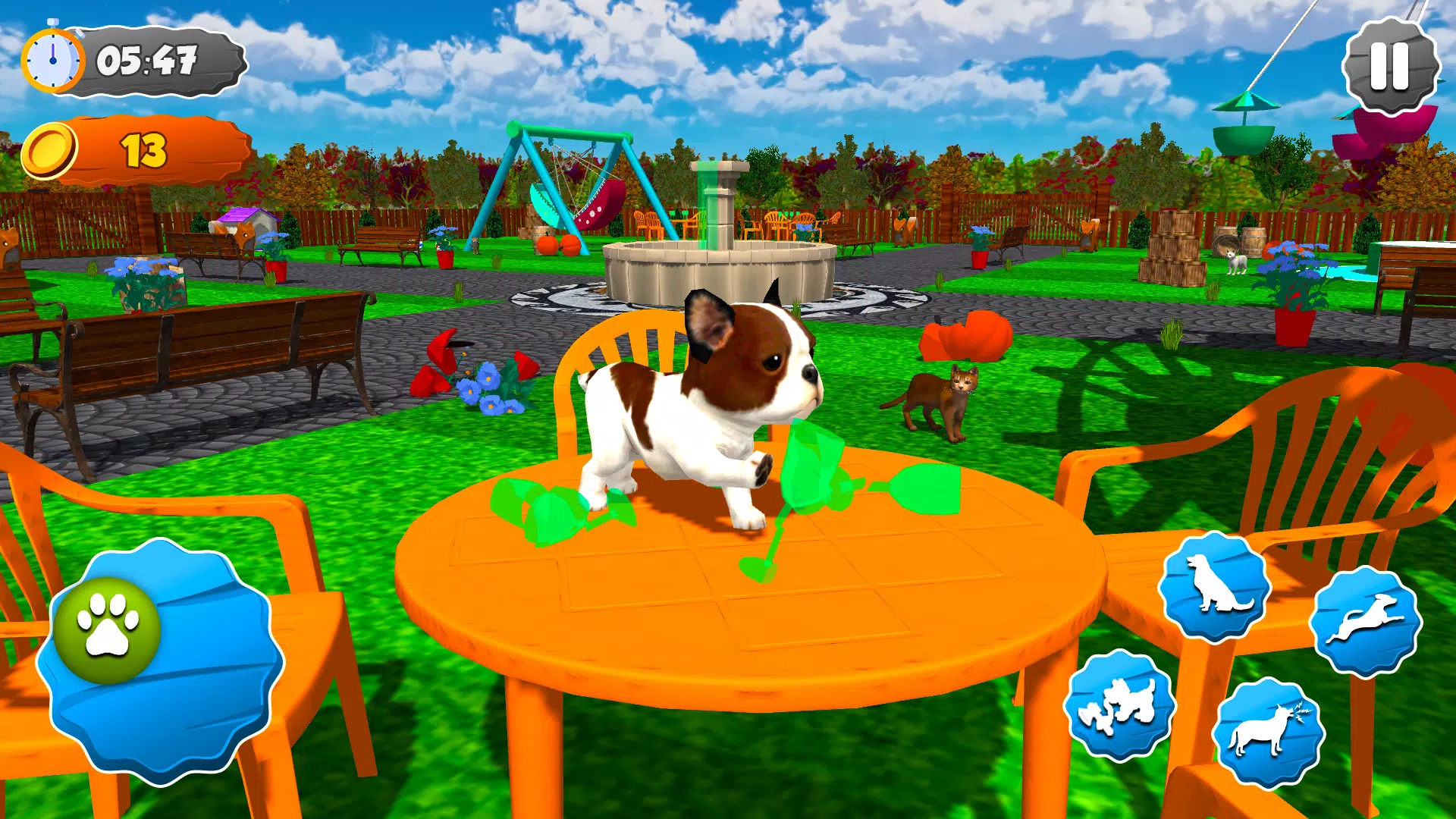 Pet Dog Game: Virtual Dog Sim Captura de tela 2