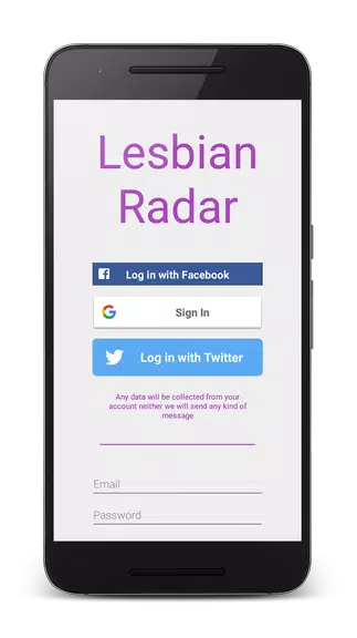 Lesbian Radar - Free dating for girls and women Captura de pantalla 0