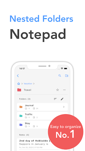 Simple Folder Notepad - Nota Screenshot 2