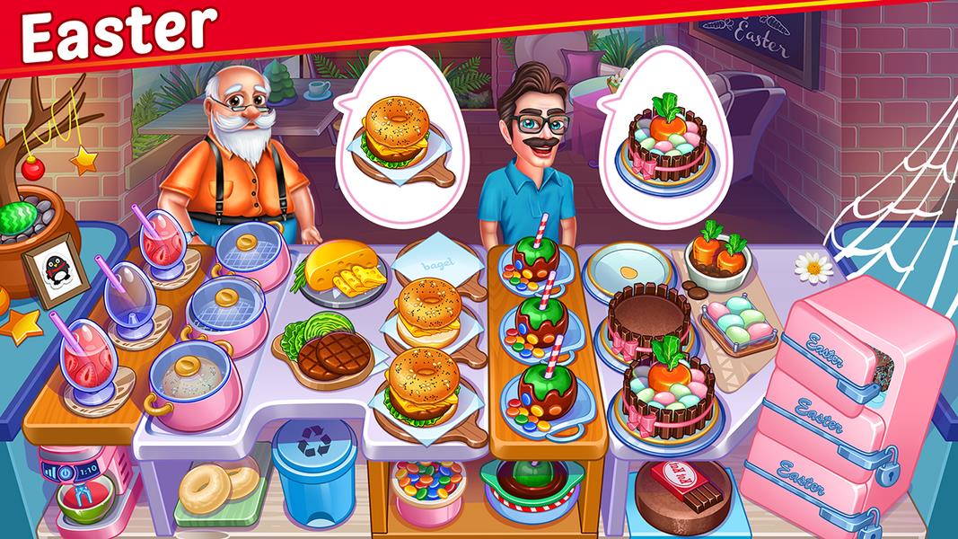 Halloween Street Food Shop Restaurant Game Captura de pantalla 2