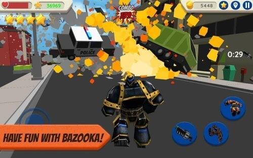 Robot Hero: City Simulator 3D Zrzut ekranu 2