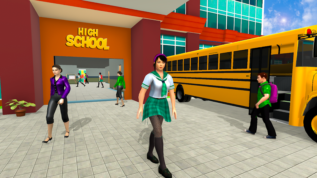 High School Girl Simulator 3D 螢幕截圖 0