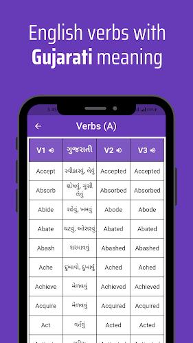 Verbs Gujarati 螢幕截圖 2