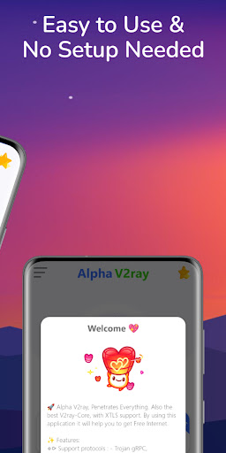 Alpha V2ray - Tunnel VPN Screenshot 1