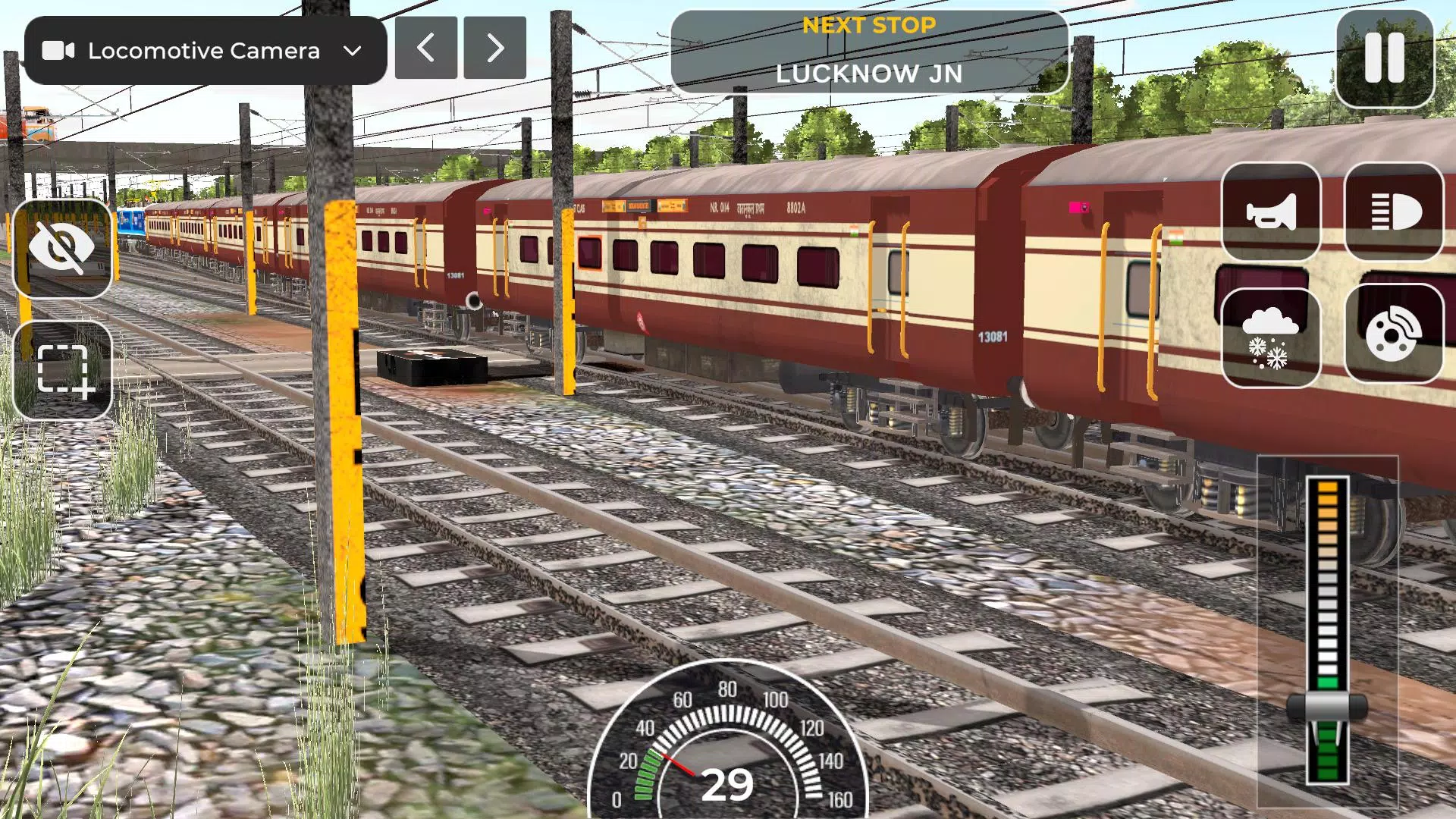 Indian Railway Train Simulator স্ক্রিনশট 3