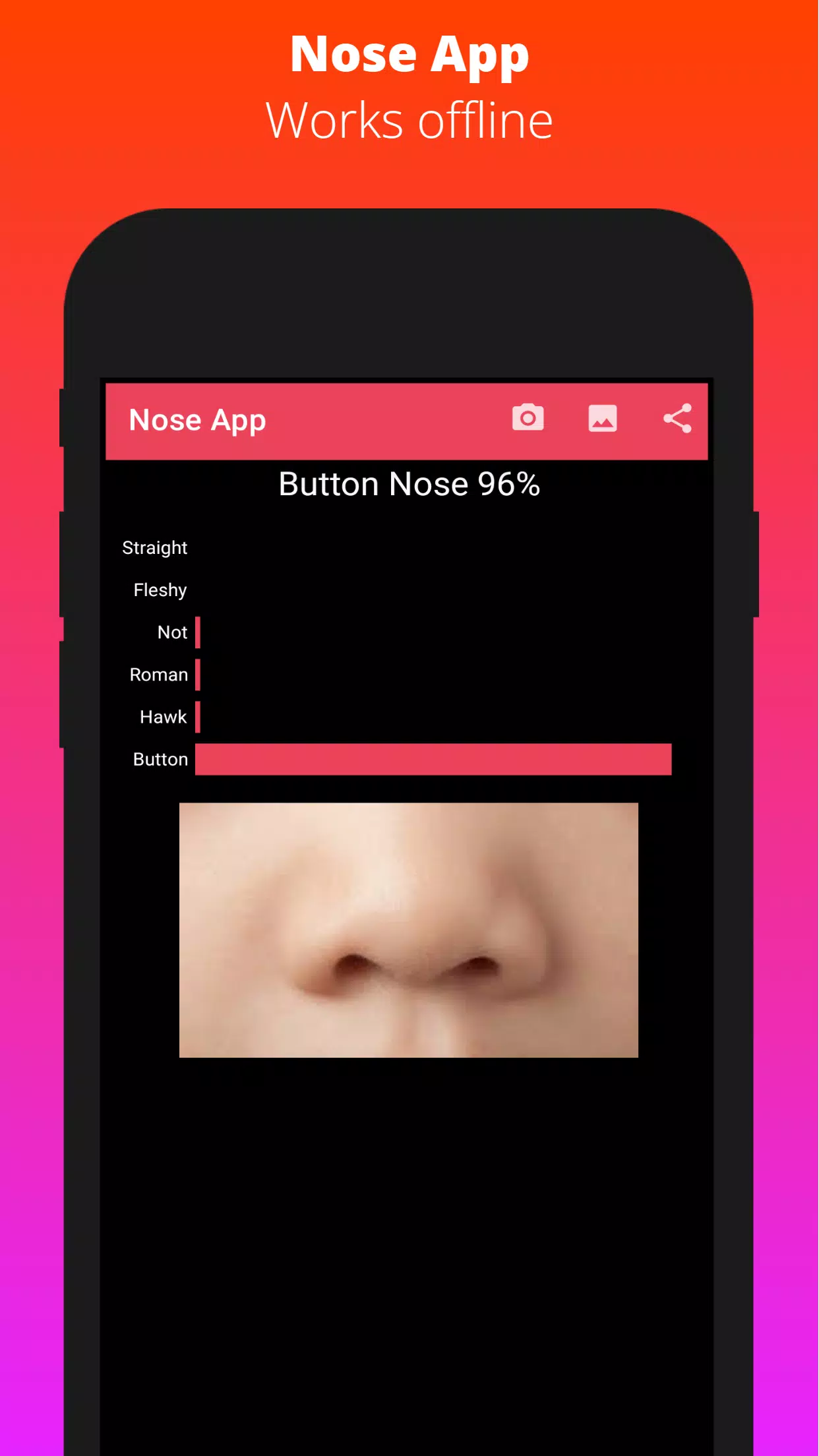 Schermata Nose App 2