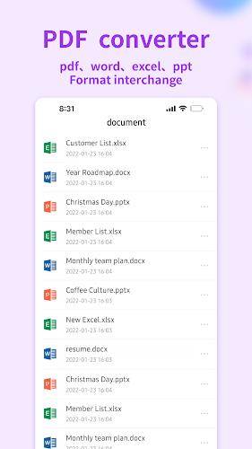 Document Editor:Word,Sheet,PDF Captura de pantalla 2