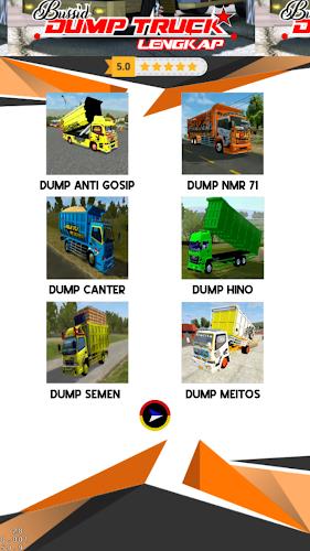 Bussid Dump Truck Lengkap应用截图第1张