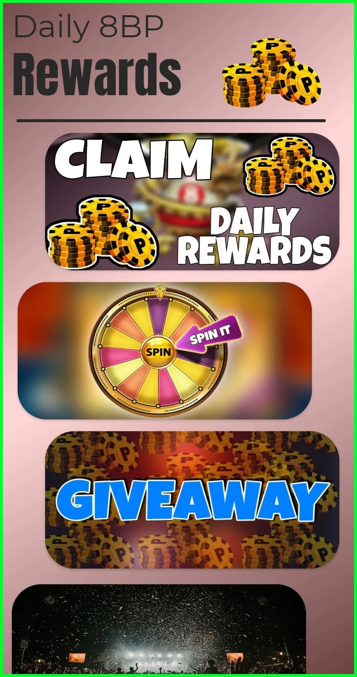 8Ball Pool free coins & cash rewards Schermafbeelding 2