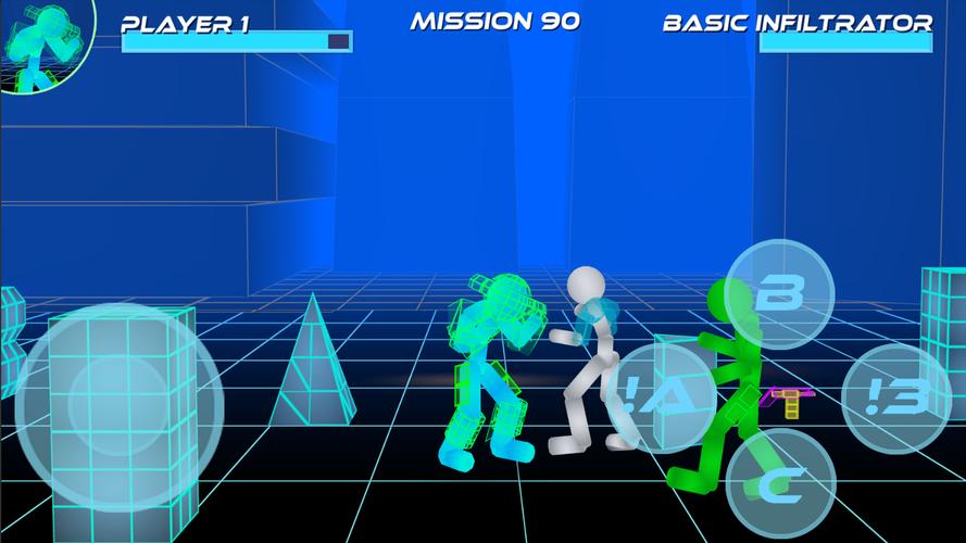 Stickman Neon Street Fighting应用截图第1张