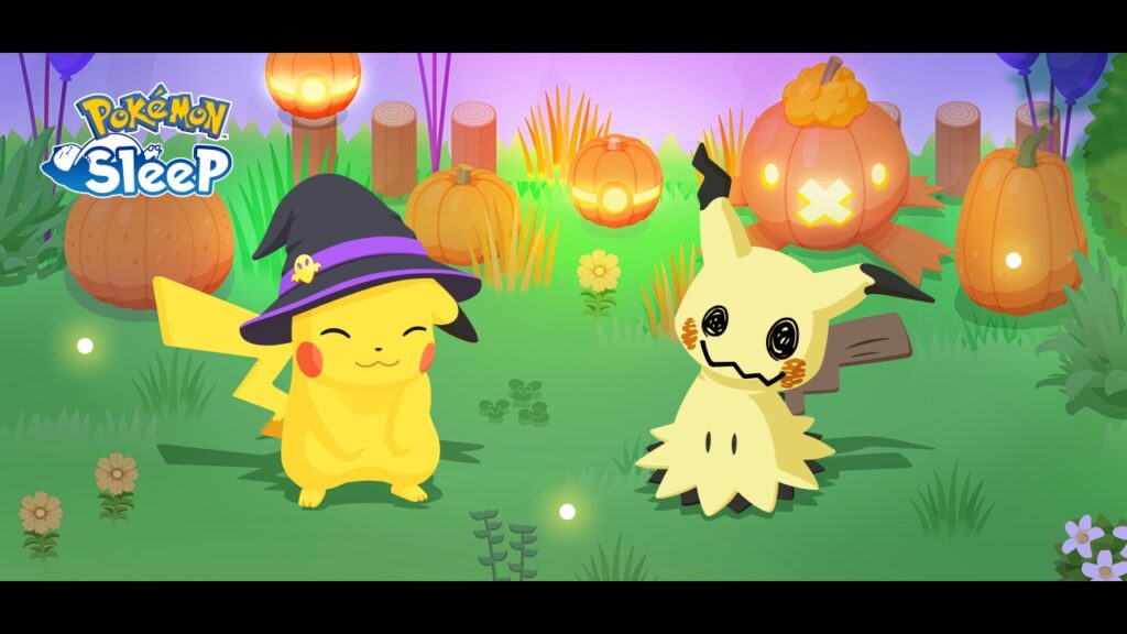 Süßigkeiten, Beeren und Geister spuken zu Halloween Pokémon Sleep!