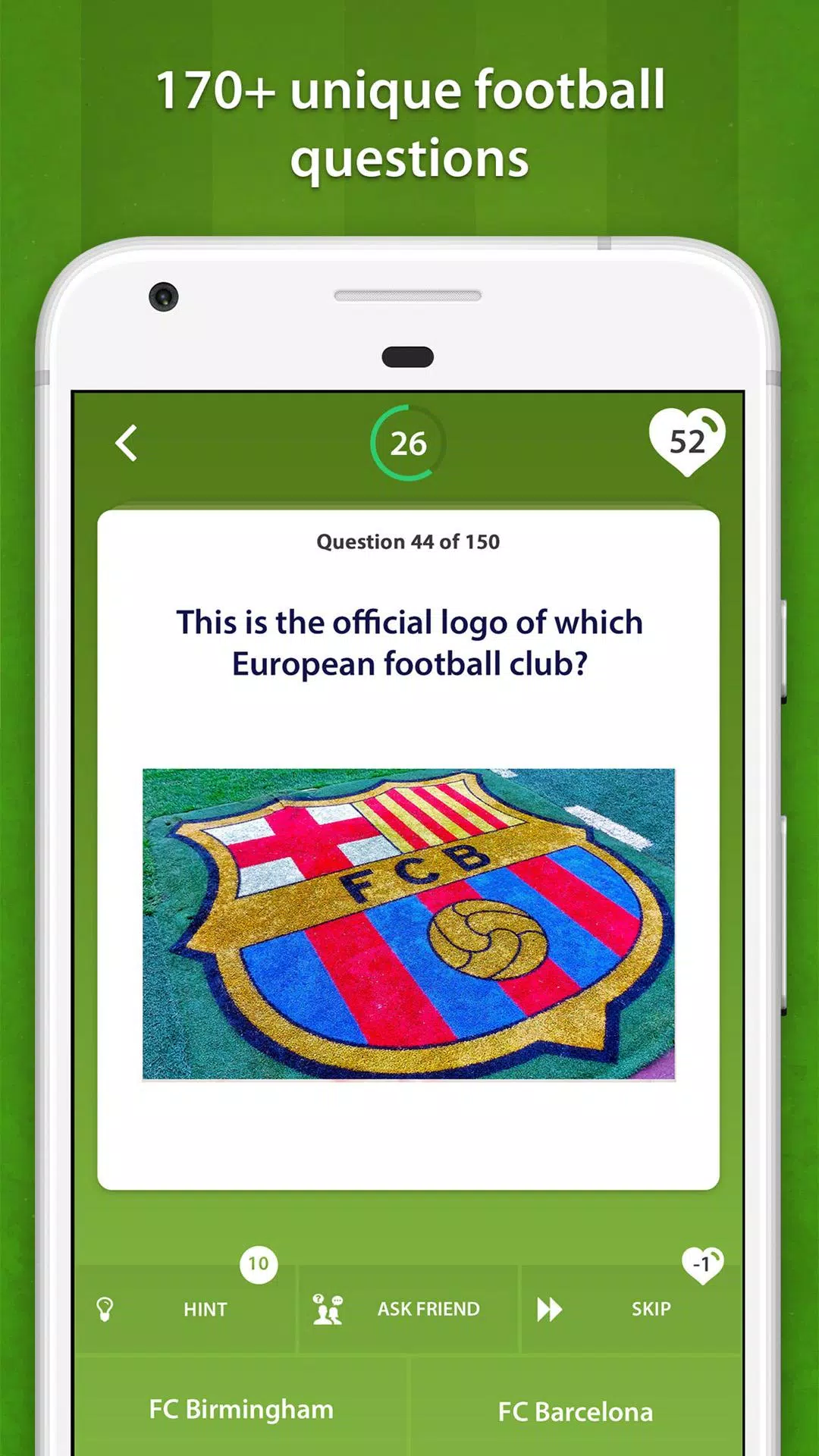 Schermata Soccer Quiz: Football Trivia 1