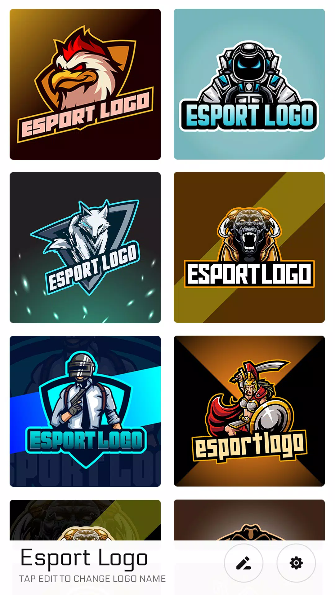 Esports Logo Gaming Logo Maker Tangkapan skrin 1