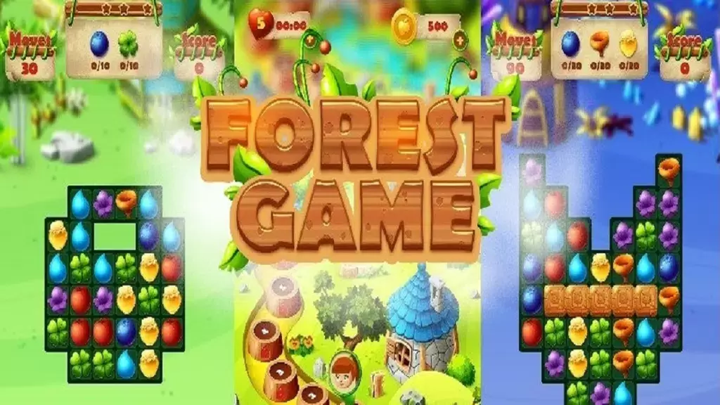 Fairy Forest - match 3 games Скриншот 3