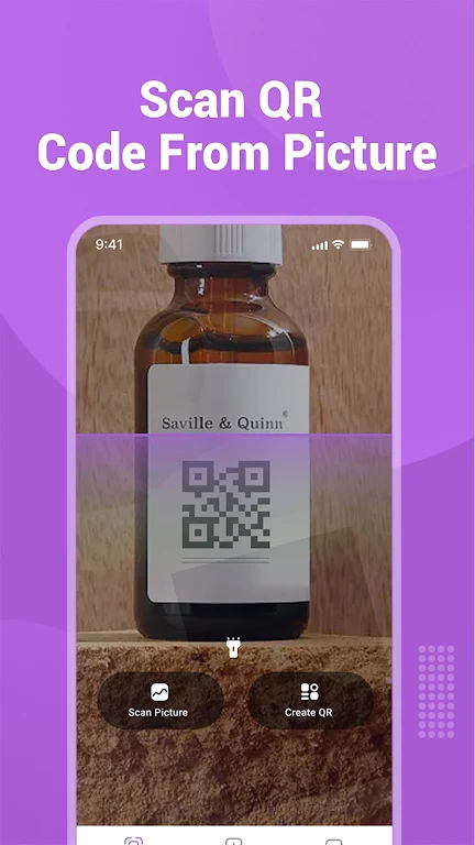 ScanQR:Purple ဖန်သားပြင်ဓာတ်ပုံ 0