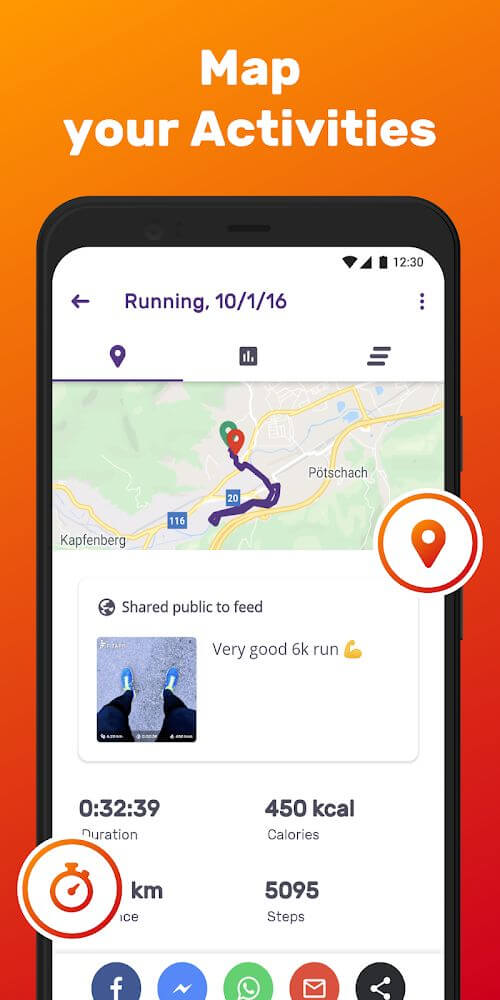 Running Tracker App - FITAPP 螢幕截圖 3