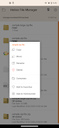 Schermata Helios File Manager 2
