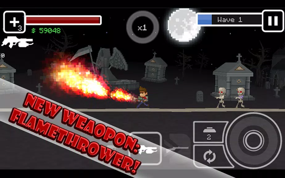 Undead Pixels: Zombie Invasion Ekran Görüntüsü 1