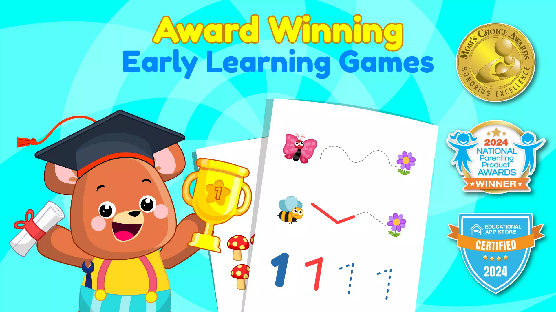 ElePant Kids Learning Games 2+ Ekran Görüntüsü 0