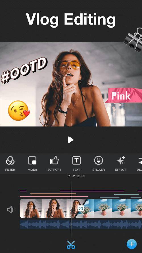 Vlog video editor maker: VlogU 螢幕截圖 0