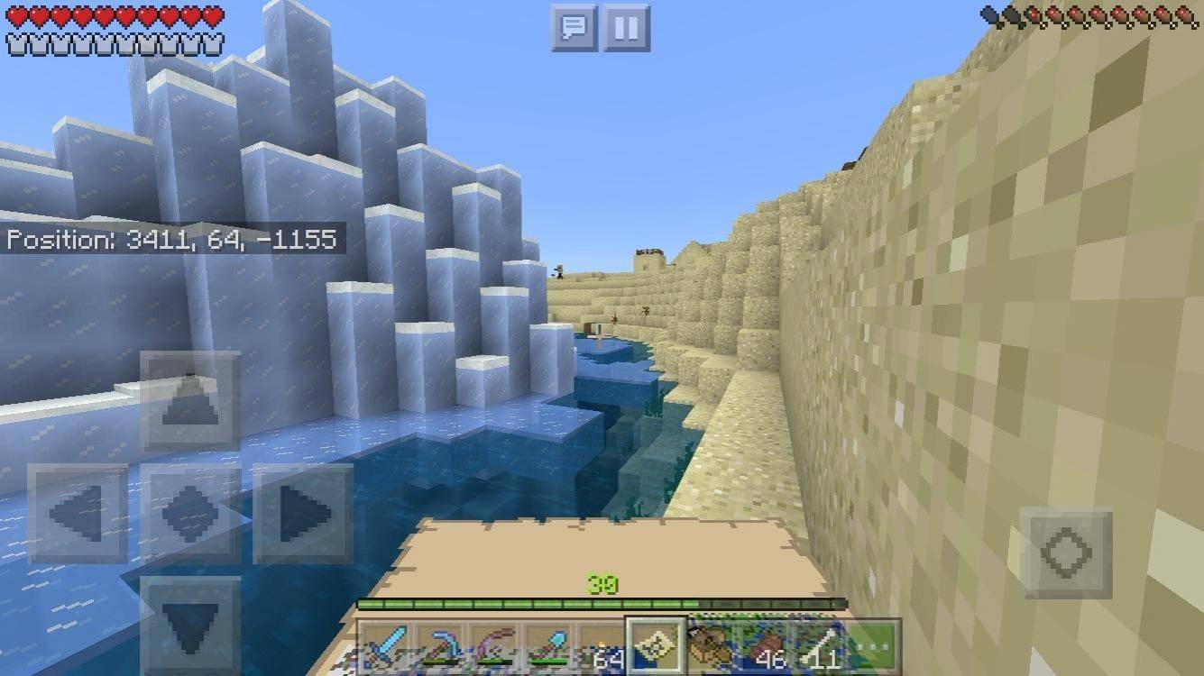 Minecraft igloo with underground village