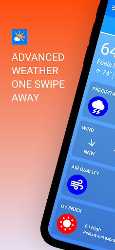 Weather on Homescreen স্ক্রিনশট 1