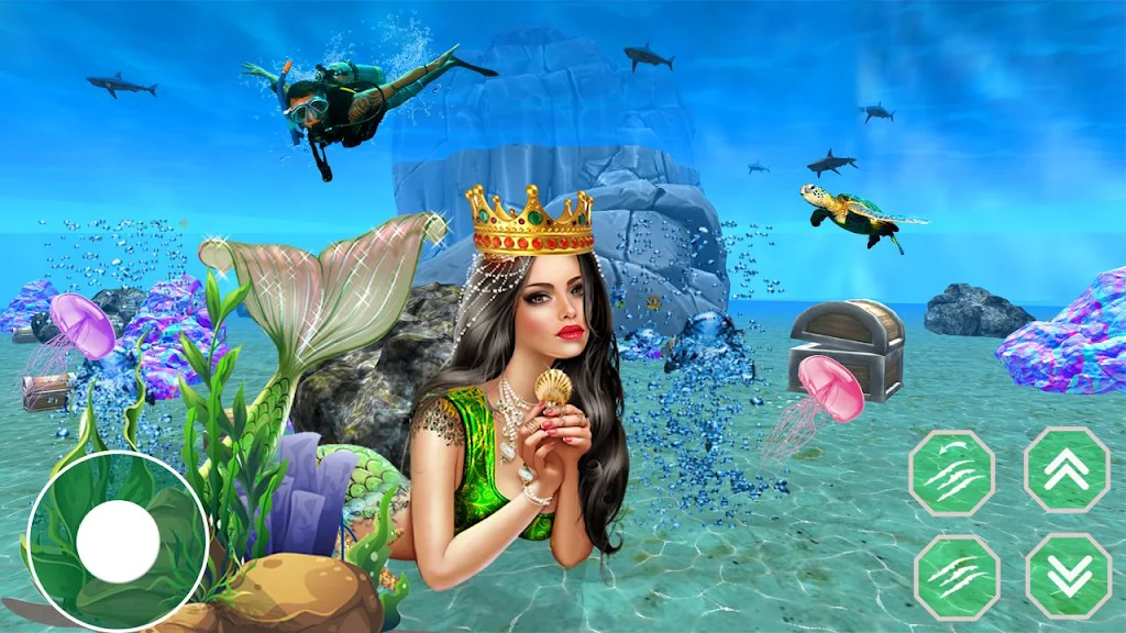 Mermaid Princess simulator 3D Captura de pantalla 1