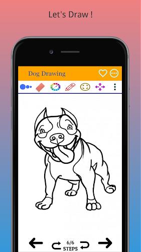 How to Draw Dog Step by Step Schermafbeelding 3