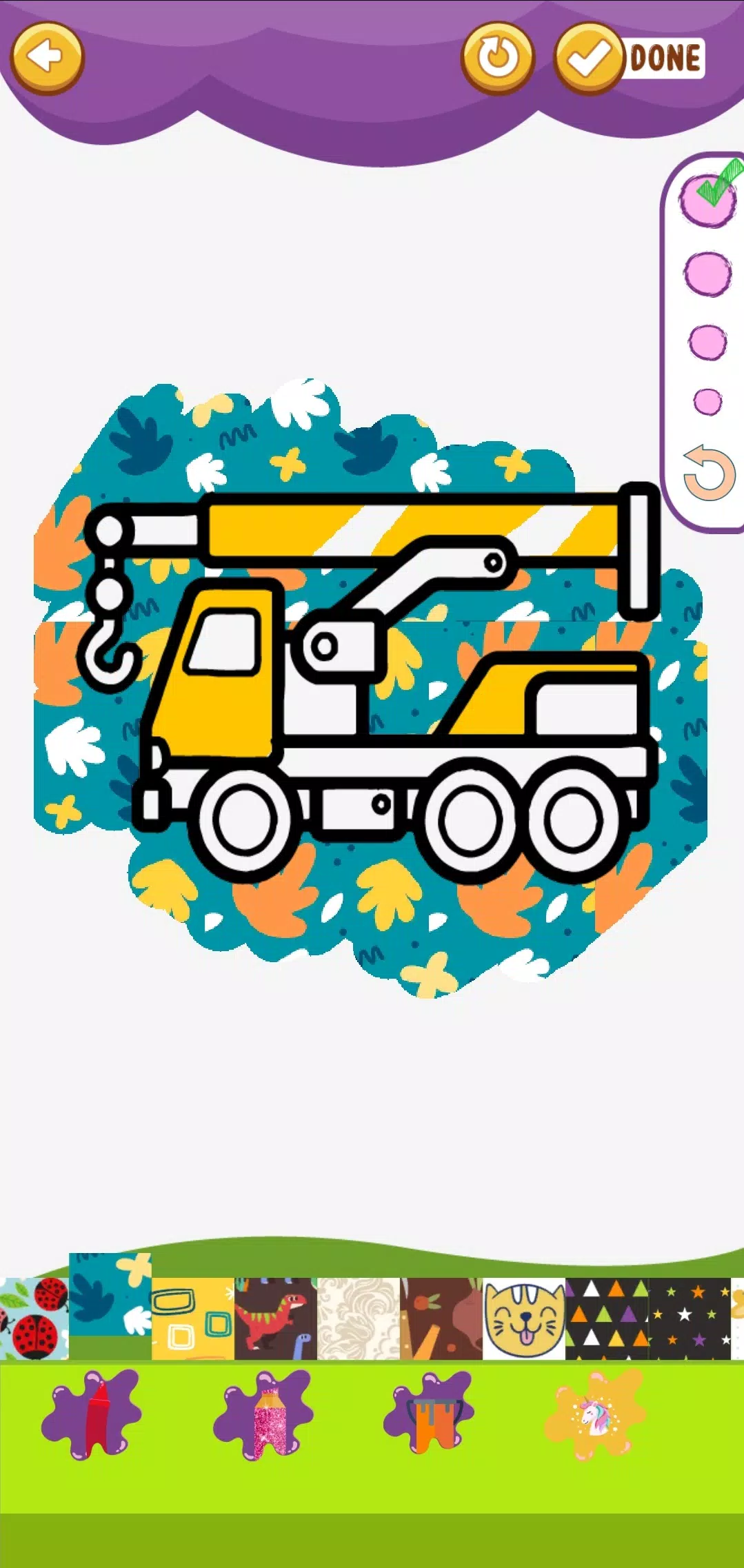 Trucks Coloring Pages Schermafbeelding 2