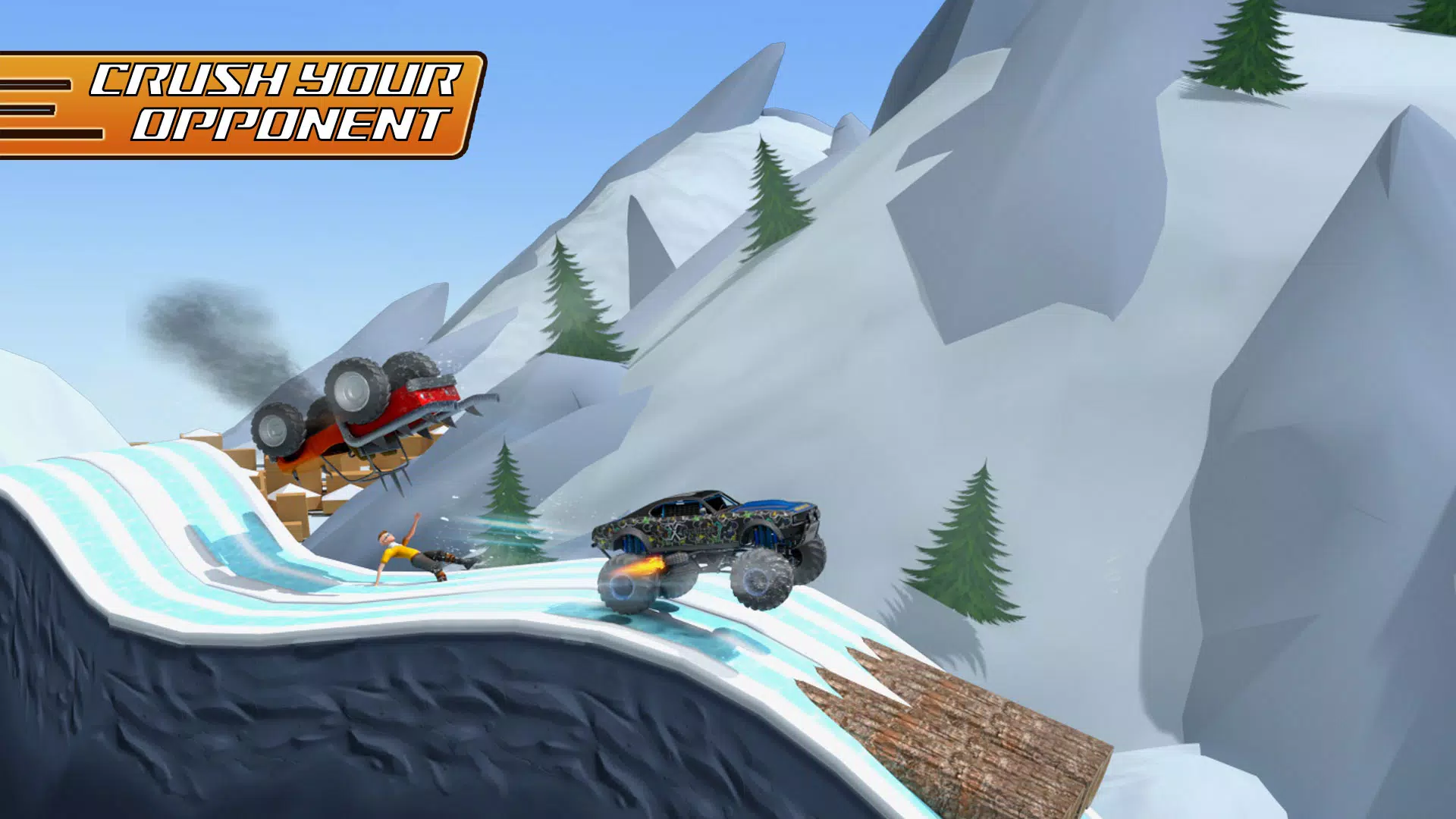 Uphill Racing - Hill Jump Game Capture d'écran 1