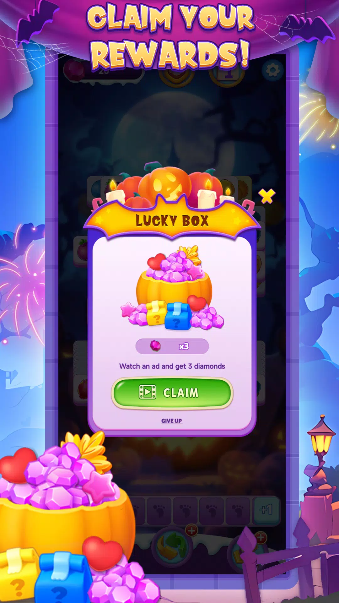 Halloween Fruit Crush Ảnh chụp màn hình 3