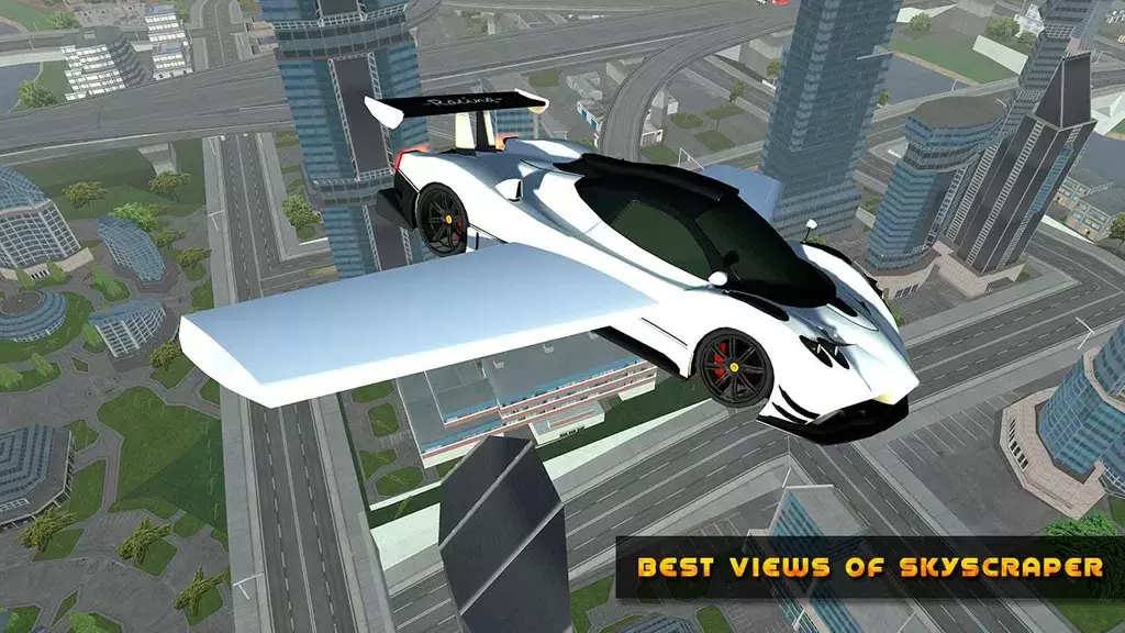 Flying Car Game driving 螢幕截圖 2