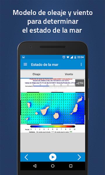 Apalmet - Meteorología Canaria Tangkapan skrin 1