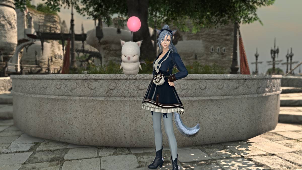 Infetant Moogle NPC em Final Fantasy XIV