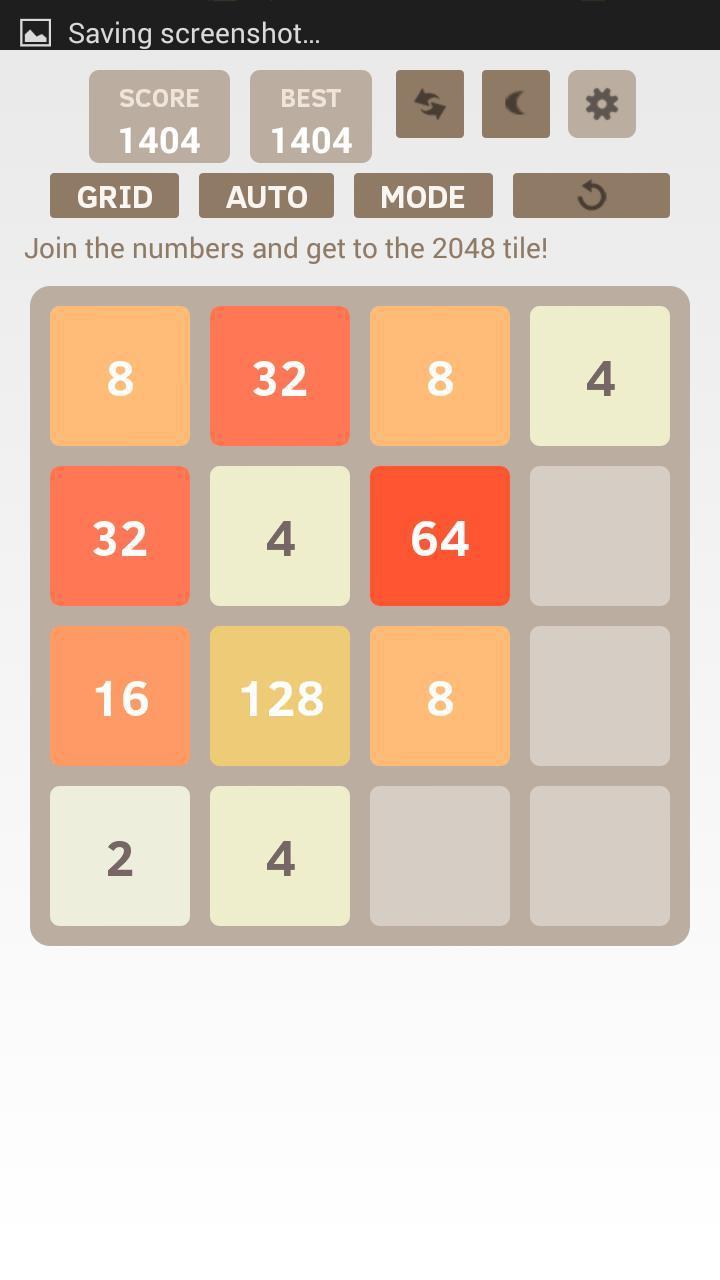 2048 GO Captura de tela 1