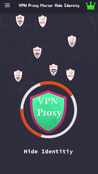 VPN Proxy Master Hide Identity スクリーンショット 1