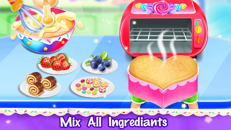 Ice cream Cake Maker Cake Game Tangkapan skrin 3