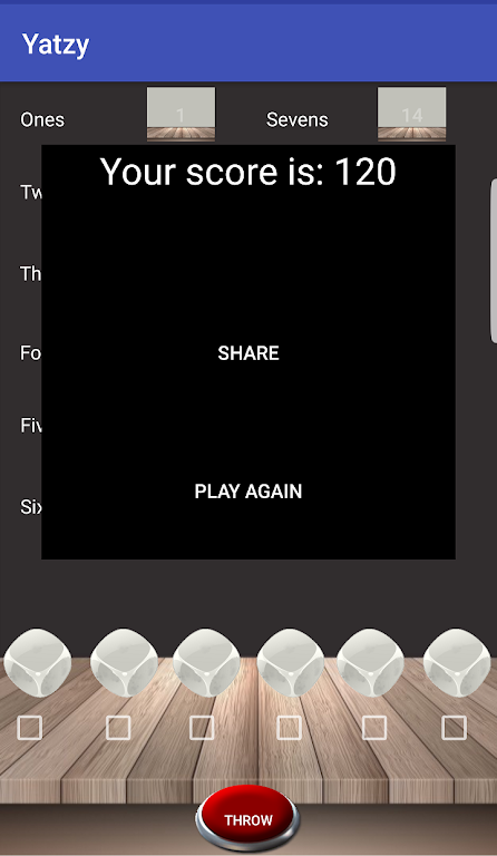 Yatzy - Your Online Score ဖန်သားပြင်ဓာတ်ပုံ 1