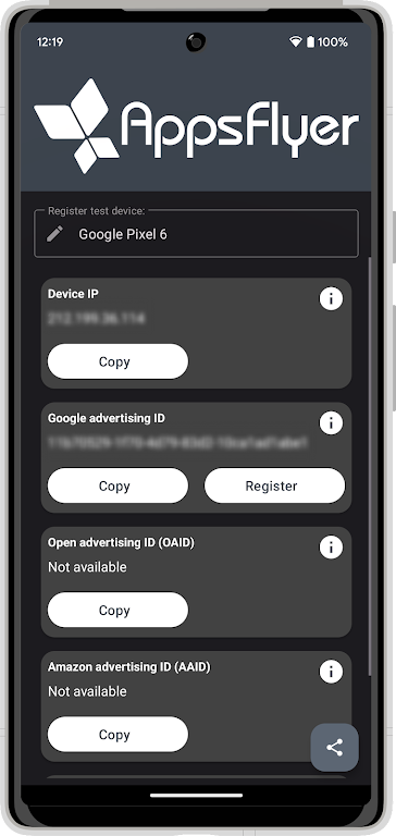 My Device ID by AppsFlyer 螢幕截圖 3