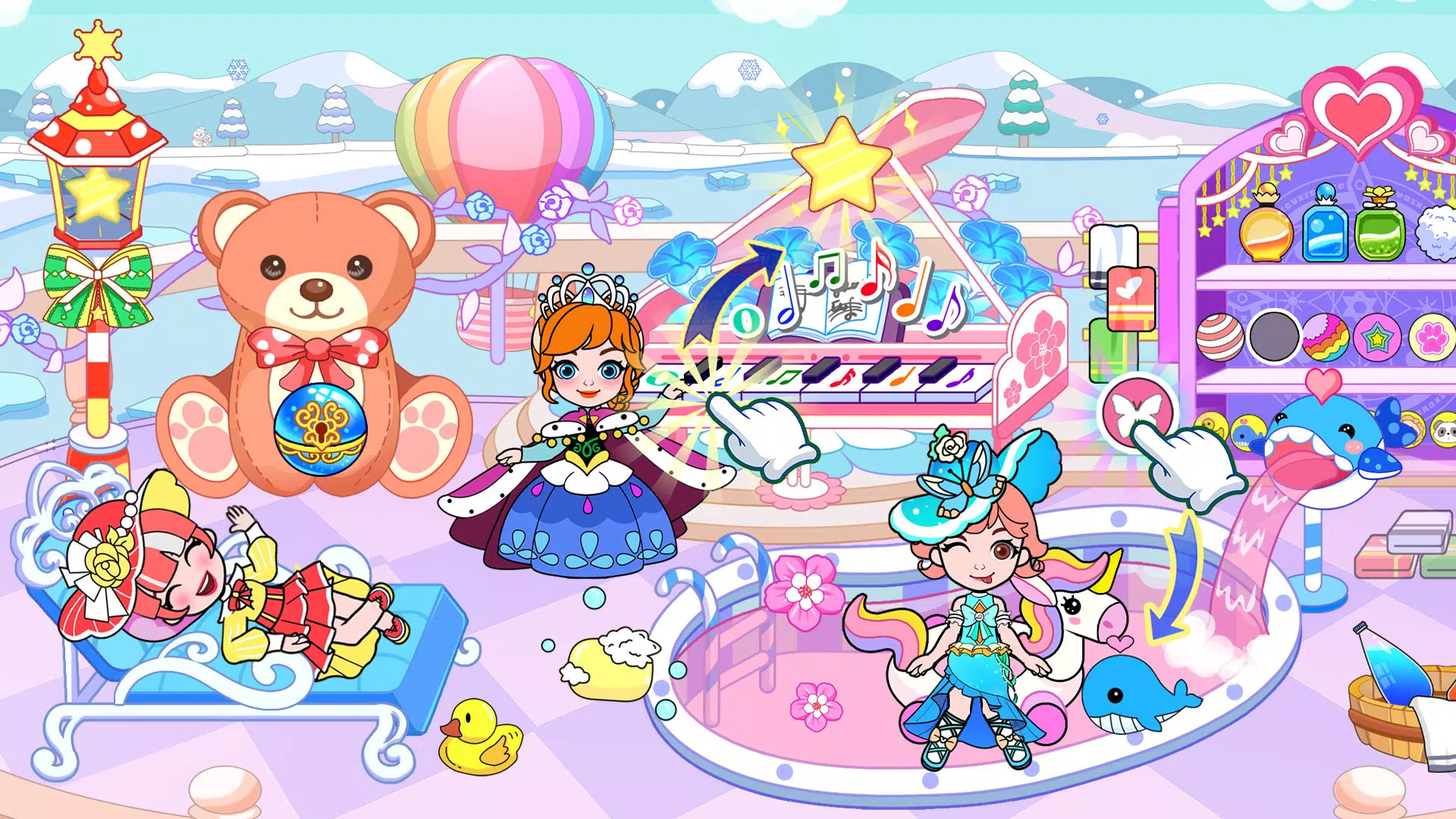 Ice Princess World Castle Life应用截图第3张