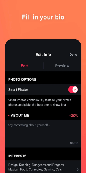 Tinder Dating App: Chat & Date Screenshot 2