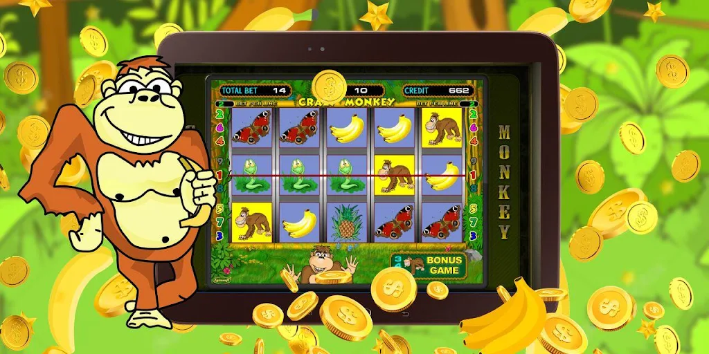 Crazy monkey game by Frolly apps ဖန်သားပြင်ဓာတ်ပုံ 1