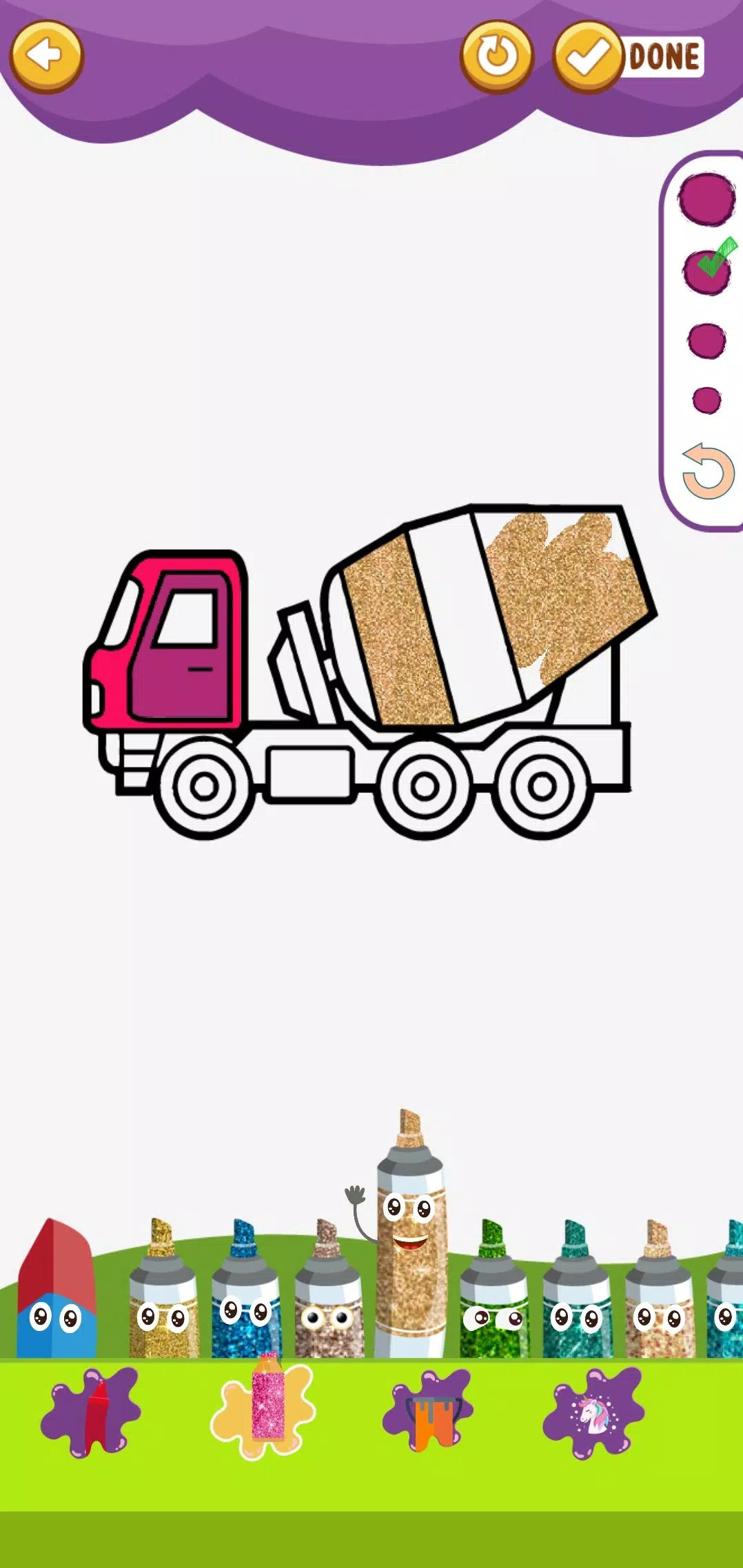 Trucks Coloring Pages Schermafbeelding 0