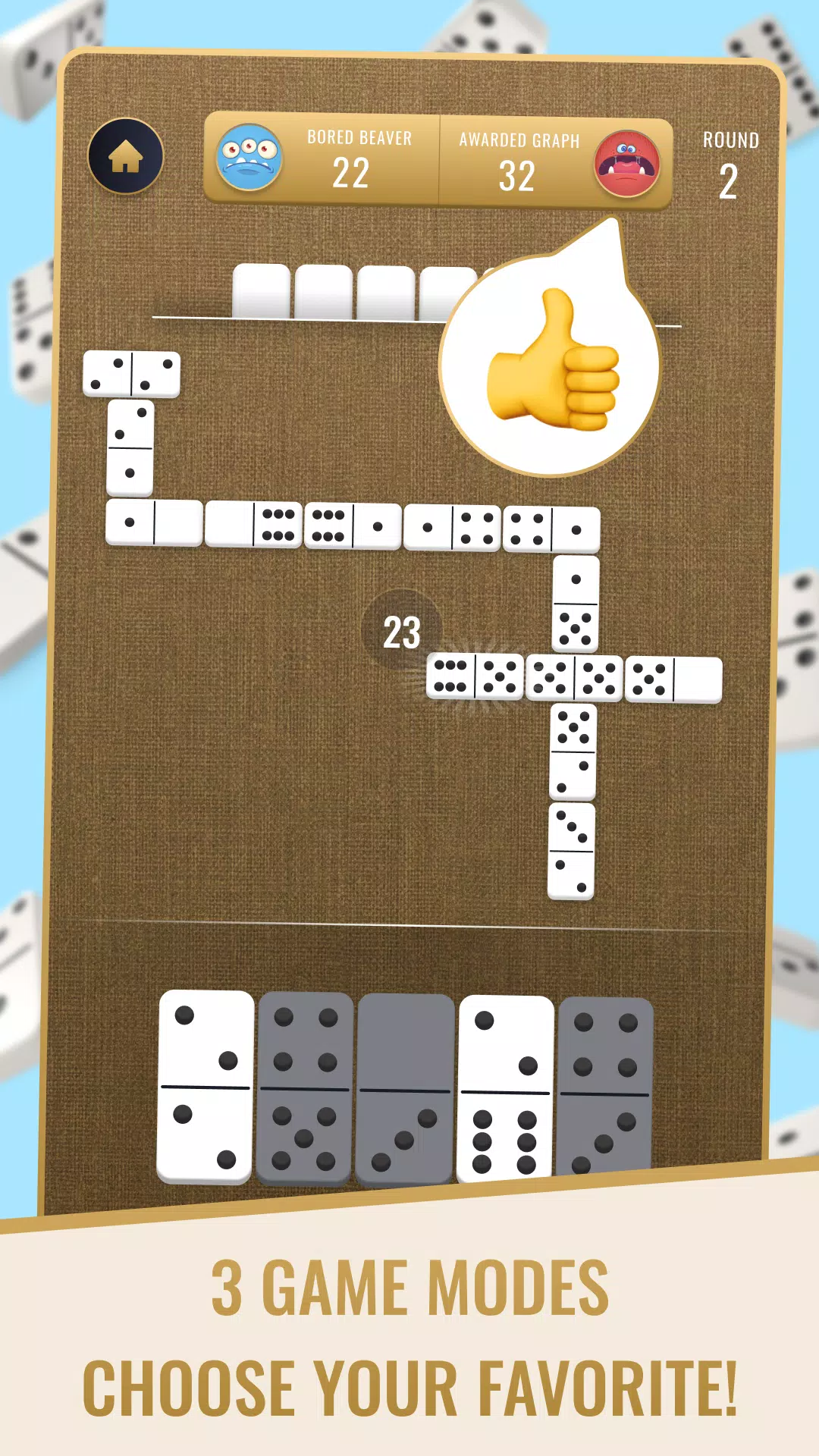 Classic Dominoes: Board Game Capture d'écran 2