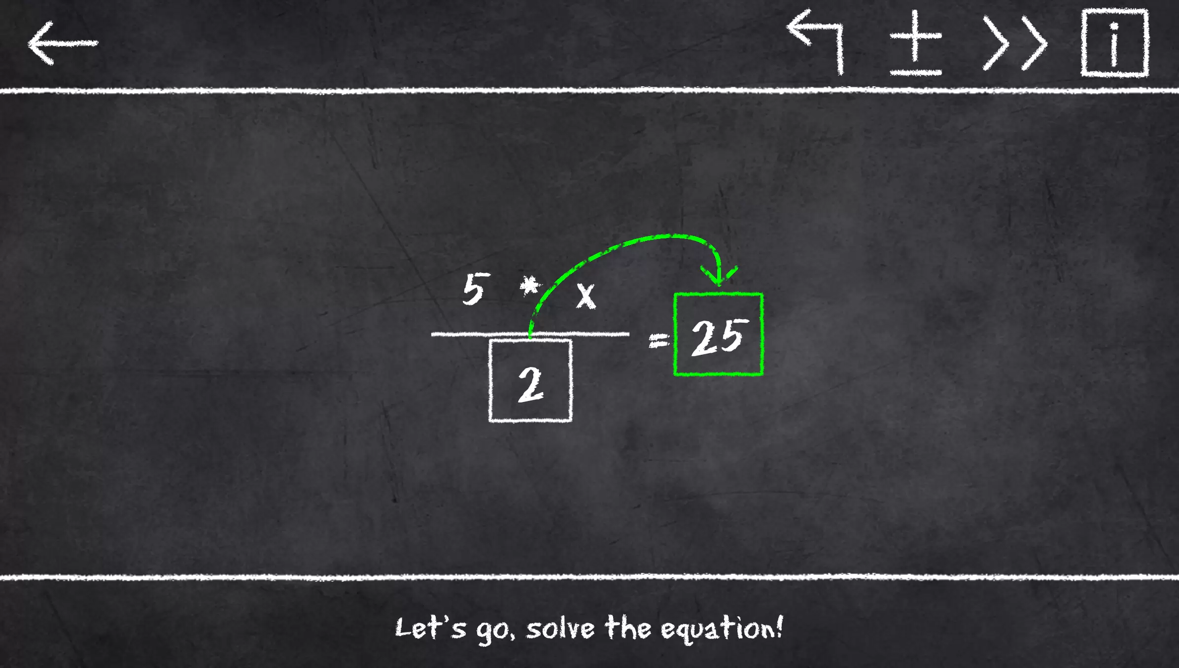 x=1: Learn to solve equations 螢幕截圖 3