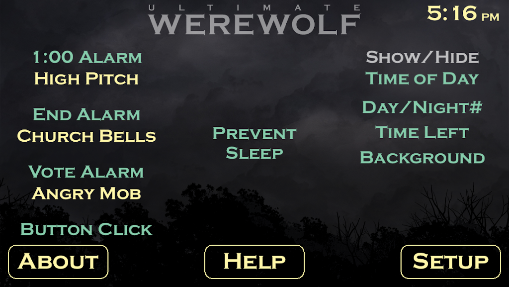 Ultimate Werewolf Timer 螢幕截圖 1