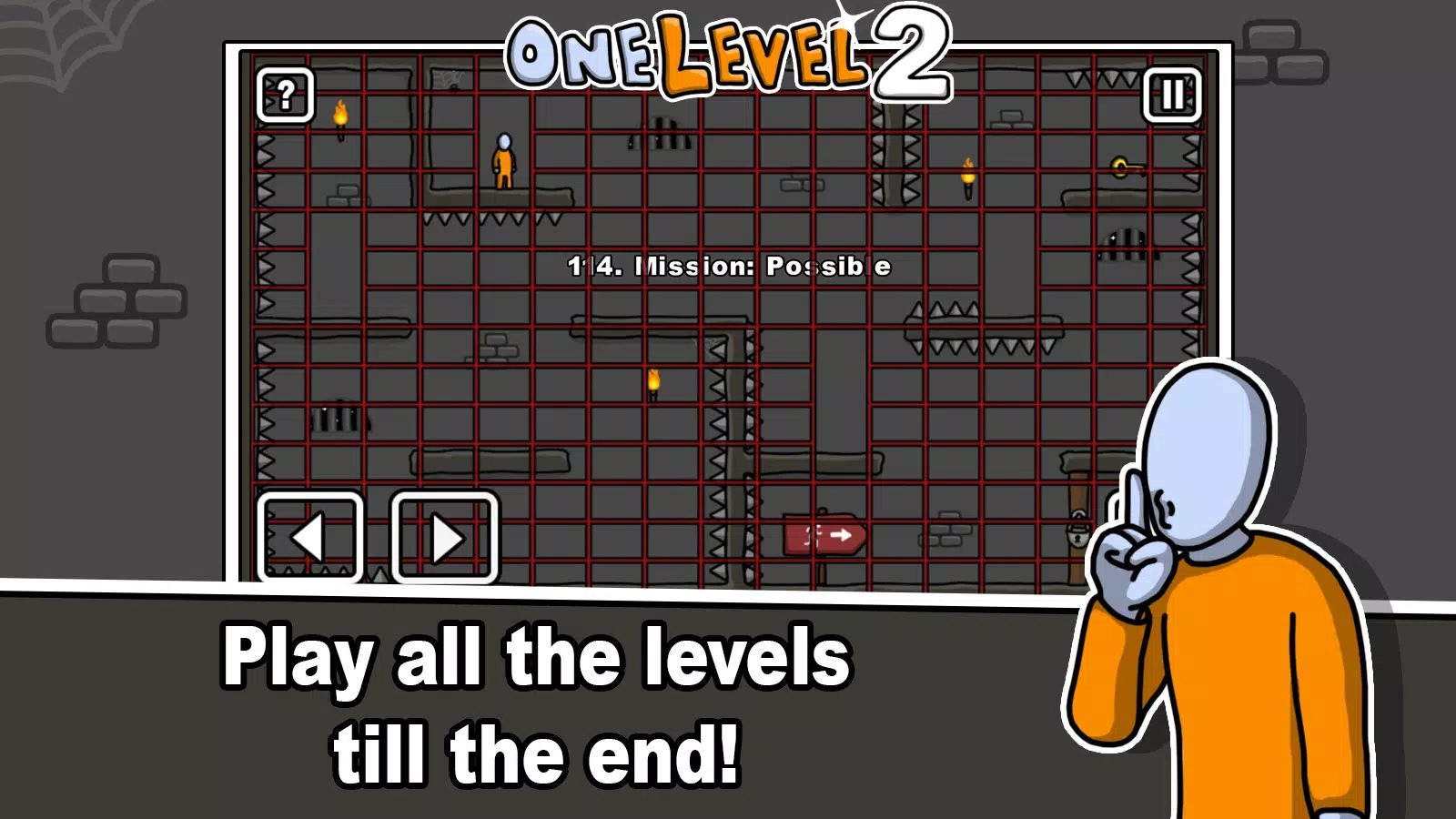 One Level 2 Stickman Jailbreak Ảnh chụp màn hình 3