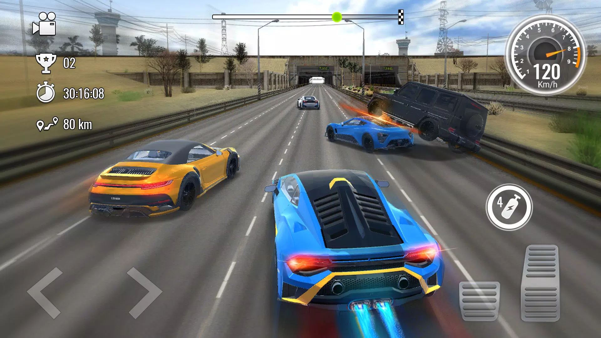 Traffic Car Driving Game Скриншот 1