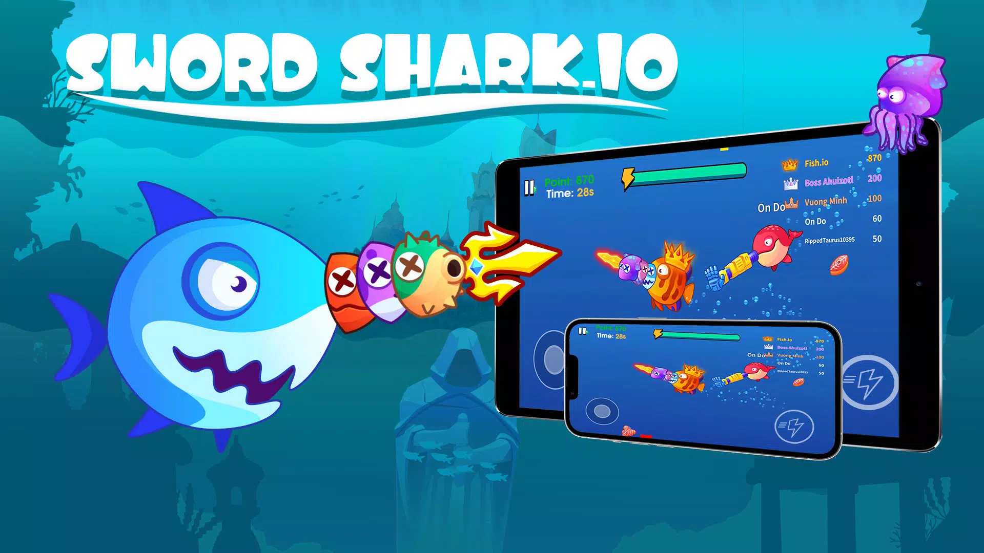 Sword Shark.io 螢幕截圖 0